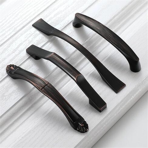 Zinc Black Bronze Handles Cupboard Door Pulls Furniture Handle Drawer Knobs Hardware 1Pcs(936-96mm) in Saudi Arabia