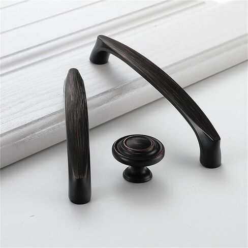 Zinc Black Bronze Handles Cupboard Door Pulls Furniture Handle Drawer Knobs Hardware 1Pcs(936-96mm) in Saudi Arabia