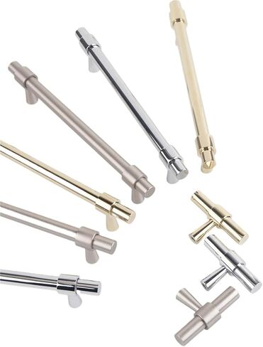 Solid Brass Long Pull Furniture Hardware Kitchen Cabinets Brushed Nickel Handles 1Pcs(8873-224-Nickel) in Saudi Arabia