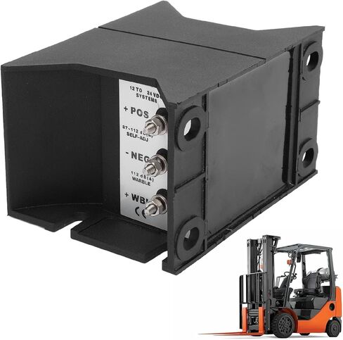 Car Backup Alarm, 112dB Reverse Horn Water Buzzer for Truck Excavator, 3 Sound Warning Alarm Back Up Horn, Suitable for 12-48V Vehicles, ABS Material (YC-315A) in Saudi Arabia