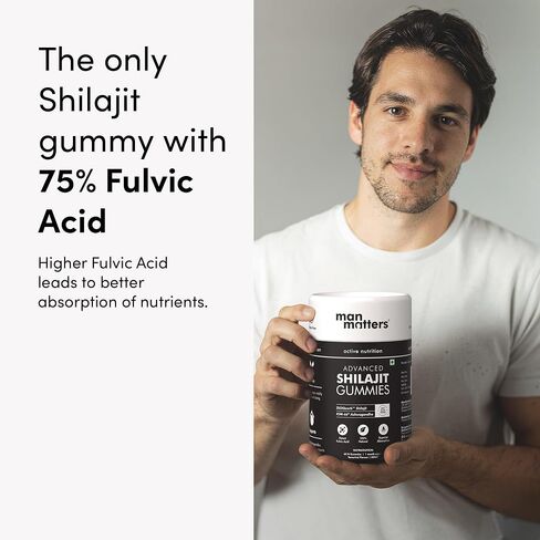4000 mg Pure Shilajit Gummies | 75%+ Fulvic Acid & 85+ Trace Minerals | Sugar-Free, Vegan, Non-GMO | KSM-66 Ashwagandha | 3.5X Bioavailability | 60 Gummies, 30-Day Supply | Lab Tested in Saudi Arabia