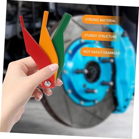 Luxshiny 1Set Brake Gauge Tool Set Precision Tire Depth and Brake Lining Thickness Measurement Durable Steel Construction for Compatibility Lightweight and Portable Automotive in Kuwait