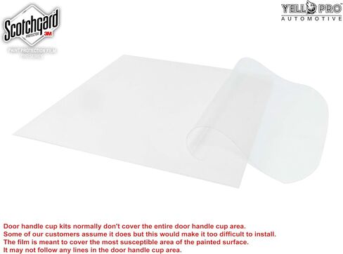 YelloPro Custom Fit Door Handle Cup 3M Scotchgard Paint Protector Film for 2024 2025 Subaru Crosstrek SUV, Anti-Scratch Clear Bra Self Healing PPF Guard Kit in Saudi Arabia