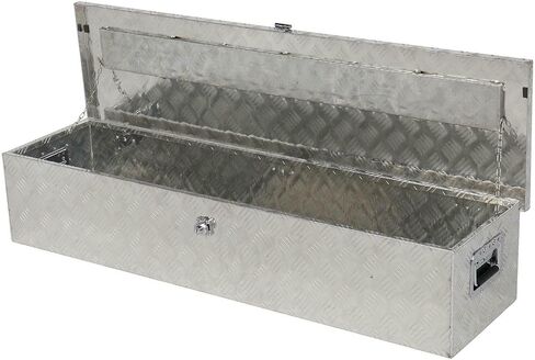 50" Aluminum Truck Pickup ATV Camper Tool Box Trailer Flatbed RV Storage W/Lock in Saudi Arabia