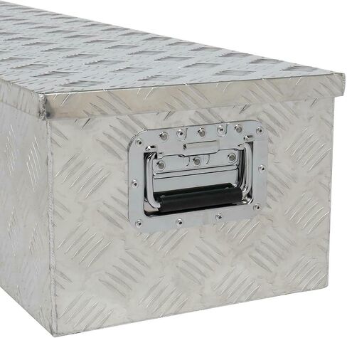 50" Aluminum Truck Pickup ATV Camper Tool Box Trailer Flatbed RV Storage W/Lock in Saudi Arabia
