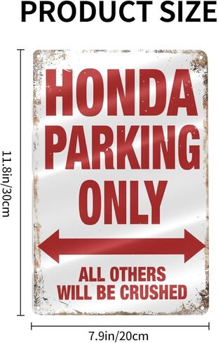 Parking Only Tin Wall Sign The Art Iron Painting Plaque Metal Wall Decoration Poster Decor Gifts for Office Home Cafe Shop Bar in Kuwait