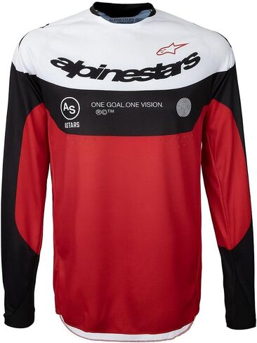 Alpinestars 3760125-1342-XXL: Pro-Dura Jersey Black/Bright Red/White 2x in Kuwait