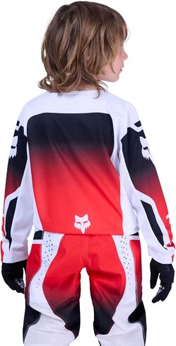 Fox Racing Youth 180 Motocross Dirt Bike Jersey, Fluorescent Red Shield, Small in Saudi Arabia