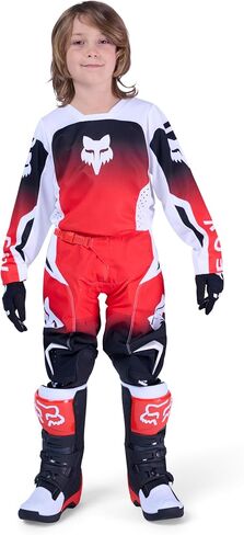 Fox Racing Youth 180 Motocross Dirt Bike Jersey, Fluorescent Red Shield, Small in Saudi Arabia