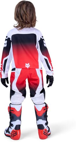 Fox Racing Youth 180 Motocross Dirt Bike Jersey, Fluorescent Red Shield, Small in Saudi Arabia