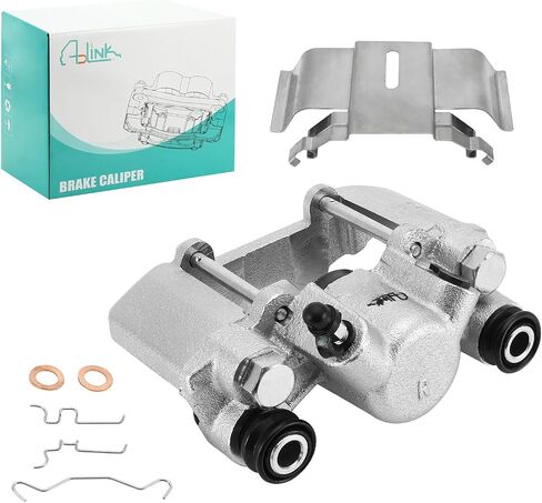 47750-42050 Rear Left Disc Brake Caliper Assembly without Bracket (2.4L L4) Compatible with Toyota RAV4 2004 2005 Replaces 4775042050 19-2971 192971 in Saudi Arabia
