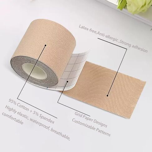 Boob Tape,Boobtape Lift Tape,with 36 Pcs Double Sided Fashion Tape,Multi-functional Tape,Face Lifting Tape,Neck Lift Tape. in Saudi Arabia