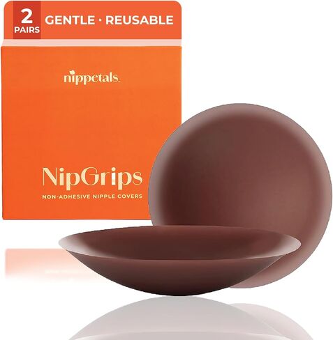 Nipgrips أغطية حلمة السيليكون غير اللصق | فطائر قابلة لإعادة الاستخدام لراحة سلسة | مقاومة للماء و sweatproof in Saudi Arabia