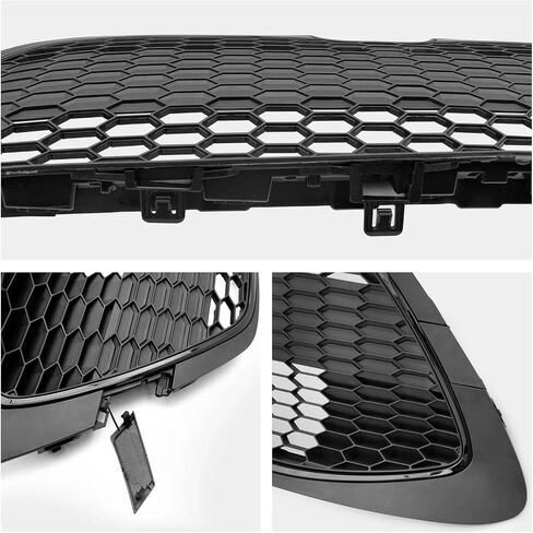 Bewild Front Grille Grille Grill Assy Fit لعام 2020 2021 Toyota Corolla Le Xle Sedan 4-Door Pumper Grille Lower Grille Presaction for 5310202280 ، to1036205 in Saudi Arabia