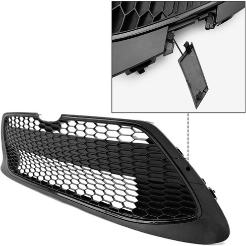 Bewild Front Grille Grille Grill Assy Fit لعام 2020 2021 Toyota Corolla Le Xle Sedan 4-Door Pumper Grille Lower Grille Presaction for 5310202280 ، to1036205 in Saudi Arabia