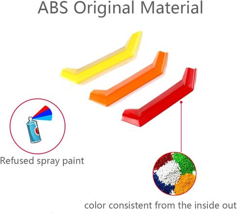 Lanyun Grill badge emblem color insert compatible with Toyota Tacoma 2024 2025 Taco grills cover exterior accessories 3 pcs (Right side) in Kuwait