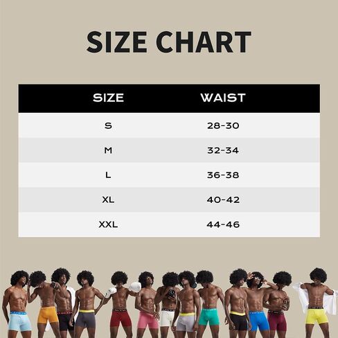 Mens Underwear Cotton Boxers Stretch Boxer Briefs Breathable Performance Boxer Trunks 1/3-Pack in Saudi Arabia