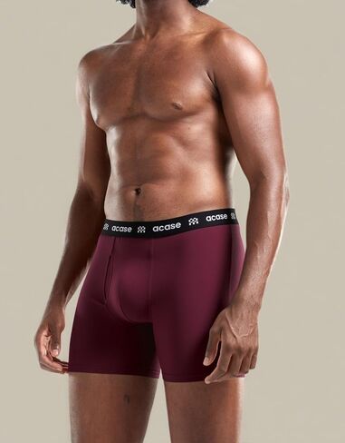 Mens Underwear Cotton Boxers Stretch Boxer Briefs Breathable Performance Boxer Trunks 1/3-Pack in Saudi Arabia