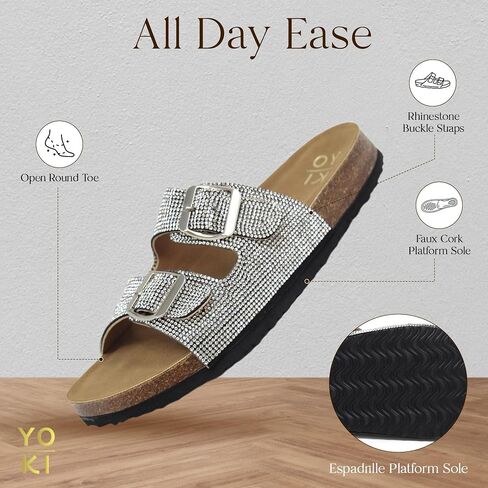 YOKI Women's Comfort Flat Sandal in Saudi Arabia