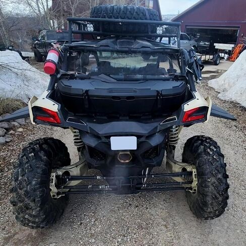 KUAFU 45L Rear Storage Cargo Bed Box Compatible with Can-Am Maverick X3 /X3 Max 2013-2021 /Outlander 2013+/Renegade 2013+ Replacement for 715003879 Trunk Rack Box in Saudi Arabia