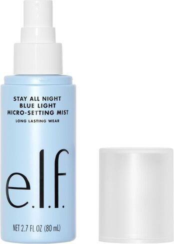e.l.f. Stay All Night Blue Light Micro-Setting Mist, Setting Spray & Skin Refresher For A Matte Finish, Reduces Blue Light Transmission, 2.7 Fl Oz in Kuwait