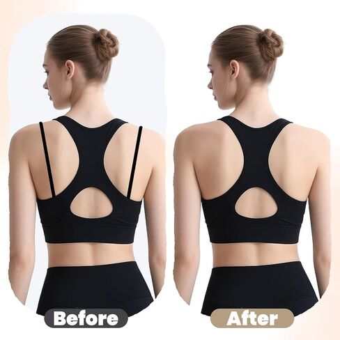 مقاطع حزام 12 PCS ، 4 ألوان مقاطع صدرية على شكل فراشة أنيقة لجعل مقطع حمالات Racerback لإخفاء الأشرطة ، محول حمالات الصدر إلى racerback للنساء مضادات الأبواق in Kuwait