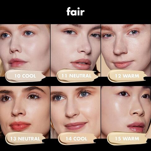 e.l.f. Soft Glam Foundation, Medium Coverage, Long-Lasting & Buildable Foundation For A Smooth, Satin Finish, Vegan & Cruelty-Free, 33 Medium Warm in Saudi Arabia