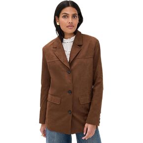 English Factory Women's Faux Suede Jacket in Saudi Arabia