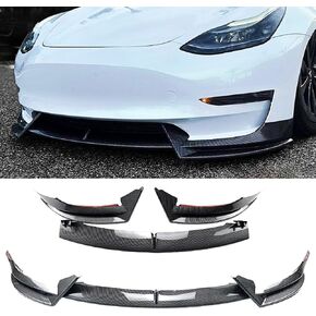 تنانير جانبية لـ 2017-2025 Tesla Model 3، Model 3 ملحقات طقم الجسم لوحة الروك واقي الكسوة من ألياف الكربون 4 قطع (ألياف الكربون) in Saudi Arabia