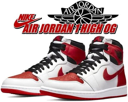 [Nike] Air Jordan 1 Retro High Aussie AIR JORDAN 1 HIGH OG HERITAGE white/university red-black 555088-161 Heritage AJ1 [Parallel Import] in Saudi Arabia