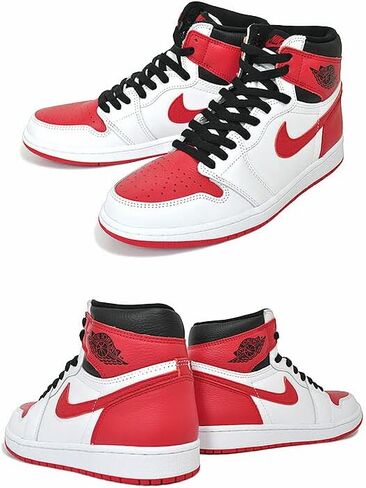 [Nike] Air Jordan 1 Retro High Aussie AIR JORDAN 1 HIGH OG HERITAGE white/university red-black 555088-161 Heritage AJ1 [Parallel Import] in Saudi Arabia
