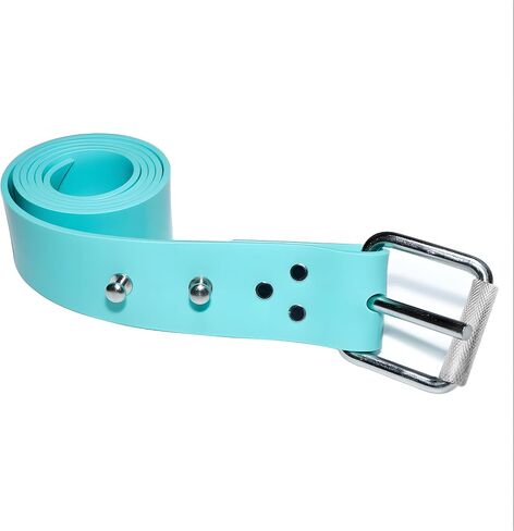 Silicone Diving Weight Belt 54" (138cm) with Removable Stainless Steel Nail Heads - Ideal for Freediving & Spearfishing in Saudi Arabia
