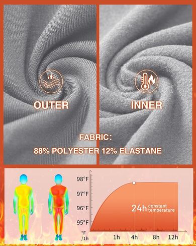 Boys Thermal Underwear Set, Kids Thermals Top and Bottom Set, Soft Fleece Lined Long Johns Base Layer for Skiing in Kuwait
