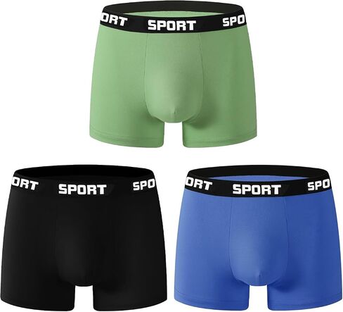 Mens Underwear Boxer Briefs for Men Moisture Wicking & Breathable Mens Briefs Underwear Waistband Men's Boxers in Saudi Arabia