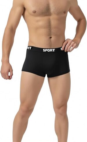 Mens Underwear Boxer Briefs for Men Moisture Wicking & Breathable Mens Briefs Underwear Waistband Men's Boxers in Saudi Arabia
