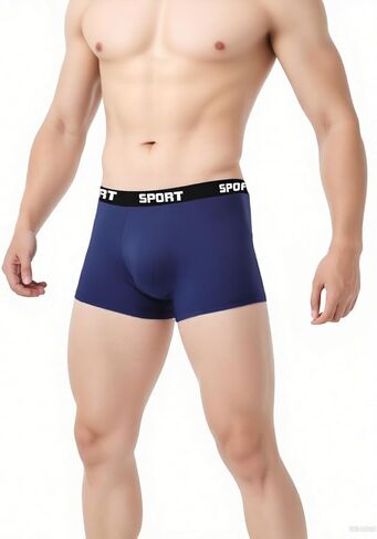 Mens Underwear Boxer Briefs for Men Moisture Wicking & Breathable Mens Briefs Underwear Waistband Men's Boxers in Saudi Arabia