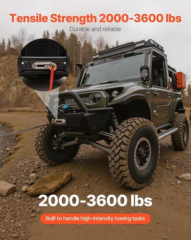 VEVOR Winch Mount, Winch Capacity of 2000-3600 lbs, Trailer Hitch Winch Mount for Select Polaris Ranger Models (2010-2021), 3 Mounting Hole Design, Powder Coated Steel, Fit for Muddy Road Rescue in Saudi Arabia