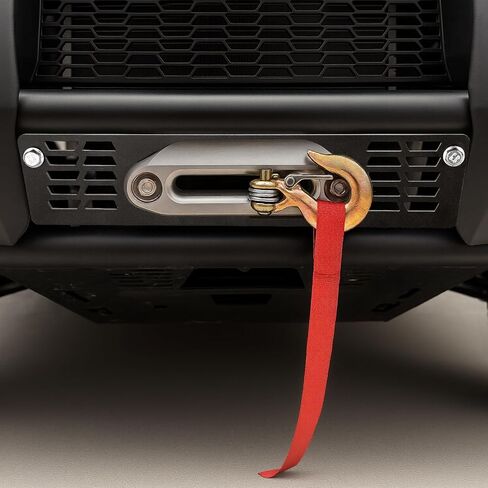 VEVOR Winch Mount, Winch Capacity of 2000-3600 lbs, Trailer Hitch Winch Mount for Select Polaris Ranger Models (2010-2021), 3 Mounting Hole Design, Powder Coated Steel, Fit for Muddy Road Rescue in Saudi Arabia