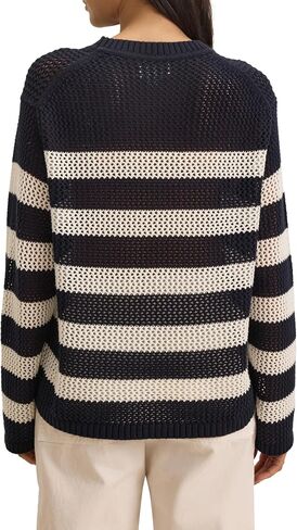 Velvet by Graham & Spencer Women's Kanan Cotton Cashmere Mesh Sweater in Saudi Arabia