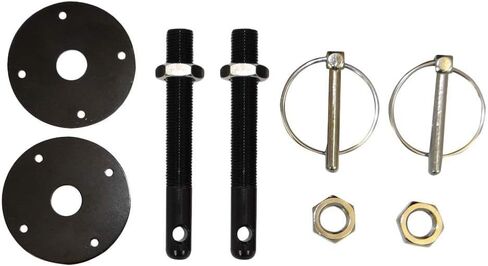 MOROSO HOOD PINS, ALUM, 1/2 IN, BLACK in Saudi Arabia