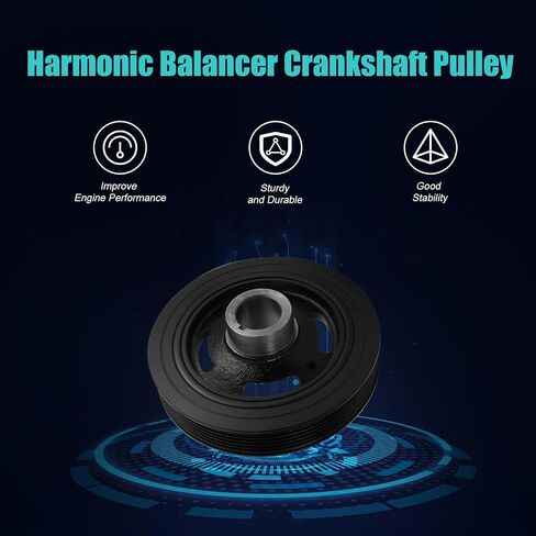 594-341 Engine Harmonic Balancer Crankshaft Pulley For 2005-2020 Hyundai Sonata Santa Fe Sport Tucson,For Jeep Cherokee Compass,For Chrysler 200 Cirrus,For Dodge Avenger Caliber Dart Journey in Saudi Arabia