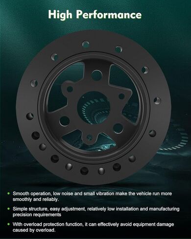 SCITOO Harmonic Balancer LR078547 Crankshaft Belt Drive Pulley 2015-2019 for Land Rover Discovery Sport 2013-2015 for Land Rover LR2 2012-2019 for Land Rover Range Rover Evoque in Kuwait