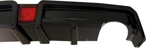 Rear Bumper Diffuser with LED Brake Light Glossy Black Replacement for 2006-2011 Honda Civic 4 Door Sedan in Saudi Arabia