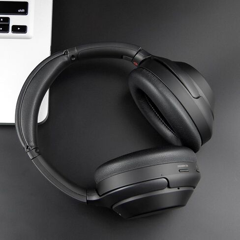 SOULWIT Ear Pads Cushions + Headband, Replacement Kit for Sony WH-1000XM3 (WH1000XM3) Over-Ear Headphones, Replacement Headstrap Pad & Earpads Repair Part - Silver in Saudi Arabia