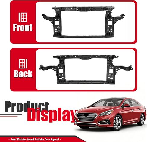 مجموعة دعم Core Core Front متوافقة مع 2015-2017 Hyundai Sonata دون استبدال هجين لـ HY1225179 64101C2000 in Saudi Arabia