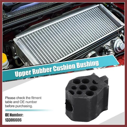 2pcs Upper Rubber Cushion Bushing Radiator Mount Insulator for Chevrolet Cruze 14-18 for Chevrolet Impala 14-20 for Cadillac XTS 2018 for Buick Encore 2013-2022 No.13306606 Replace Parts in Saudi Arabia