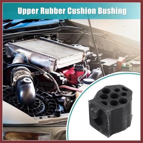 2pcs Upper Rubber Cushion Bushing Radiator Mount Insulator for Chevrolet Cruze 14-18 for Chevrolet Impala 14-20 for Cadillac XTS 2018 for Buick Encore 2013-2022 No.13306606 Replace Parts in Saudi Arabia