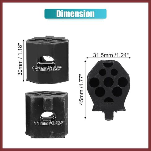 2pcs Upper Rubber Cushion Bushing Radiator Mount Insulator for Chevrolet Cruze 14-18 for Chevrolet Impala 14-20 for Cadillac XTS 2018 for Buick Encore 2013-2022 No.13306606 Replace Parts in Saudi Arabia