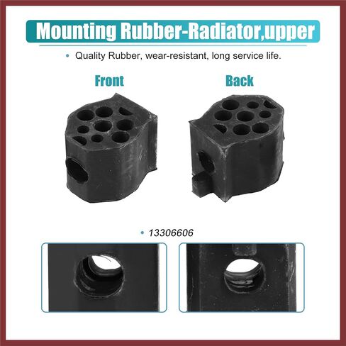 2pcs Upper Rubber Cushion Bushing Radiator Mount Insulator for Chevrolet Cruze 14-18 for Chevrolet Impala 14-20 for Cadillac XTS 2018 for Buick Encore 2013-2022 No.13306606 Replace Parts in Saudi Arabia