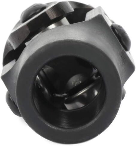 3/4 "Round * 3/4" Round Smooth Steering Confincts Universal Black Double U-Coint Shaft Smooth 143mm in Kuwait